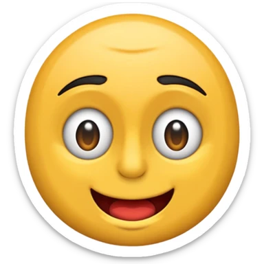 Fes-me un emoji amb una boca se sorpresa exageradament oberta. sticker