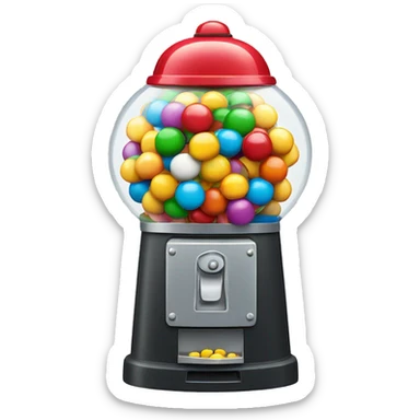 gumball machine sticker