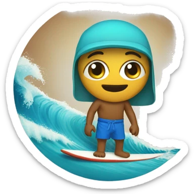 Caybara whit surf sticker