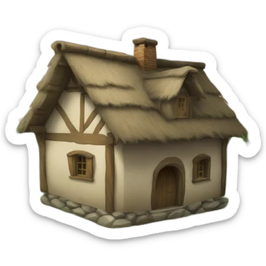 peasants house sticker