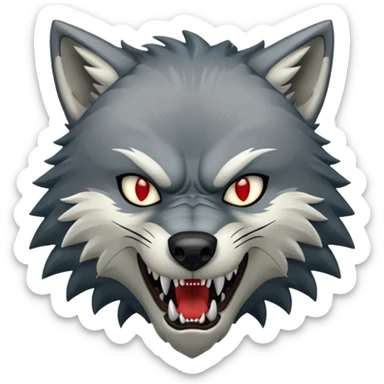 Witcher 3 bestiary icon wolf sticker