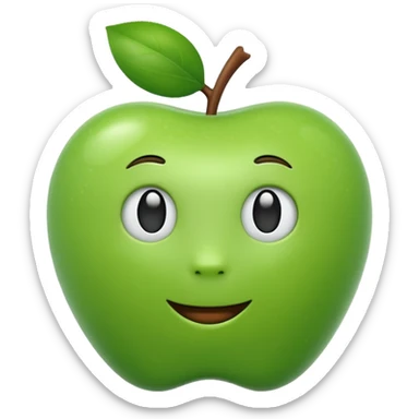 photo converted to 3D Apple style emoji sticker