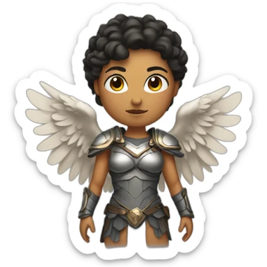 Valkyrie with wings  sticker