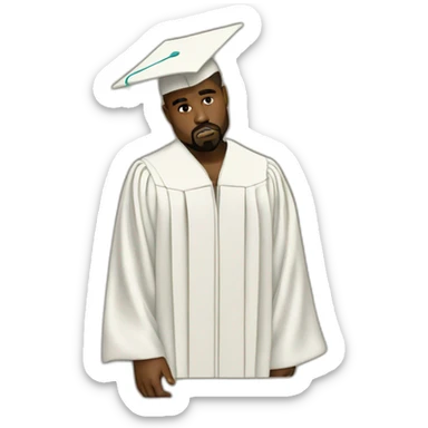 Kanye West Graduation album cover sticker