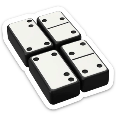 Domino piéces sticker
