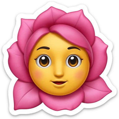 rosa pensando sticker