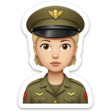 female soldier hair style wit\h out cap sticker
