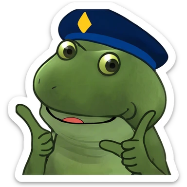 laughing while pointing sticker