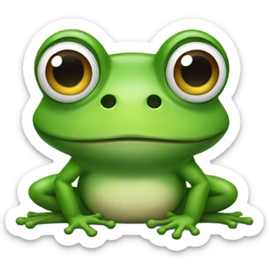 Frog sticker