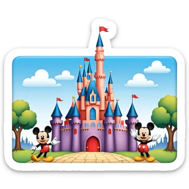 disney gift card sticker