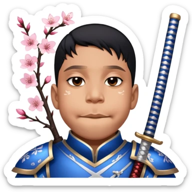 Samurai Warrior sticker