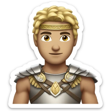 Warrior prince with white body sticker