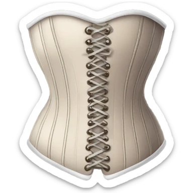 Corset sticker
