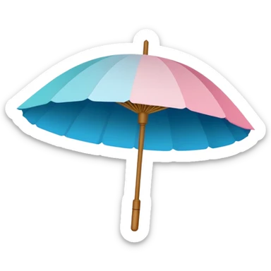 Ombrelle japonaise sticker