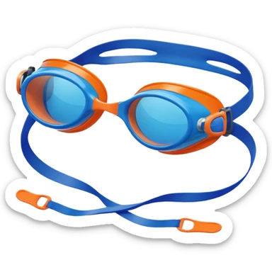 swimming gear sticker