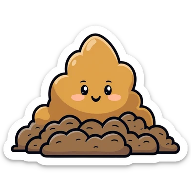 Poop sticker