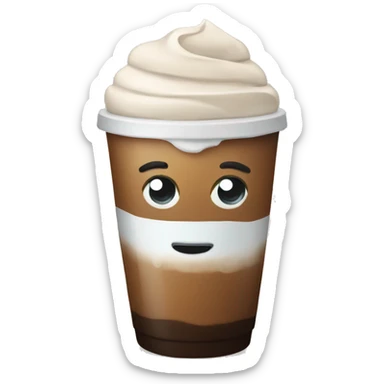 Cold coffee emoji sticker