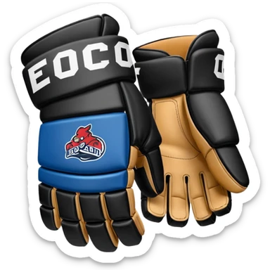 gloves para ice hockey sticker