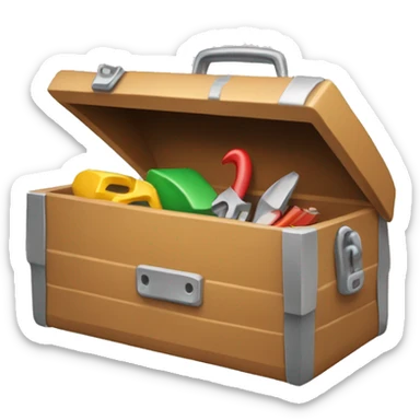 open toolbox emoji, so just open version of 🧰 sticker