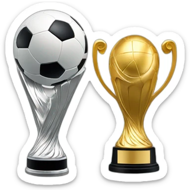 World cup trophy sticker