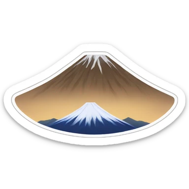 Mont fuji sticker