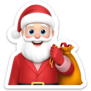 Santa Claus sticker