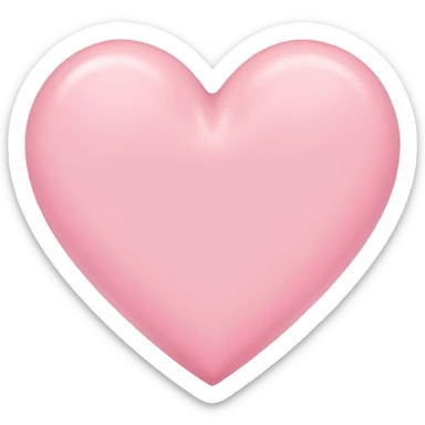 Pink pastel heart sticker