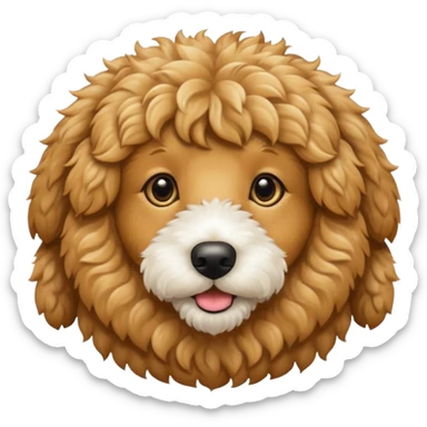 golden doodle  sticker