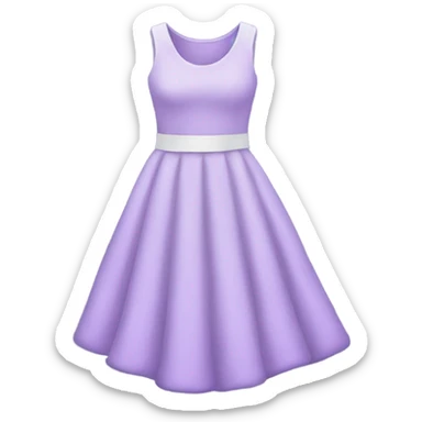 light purple dress sticker