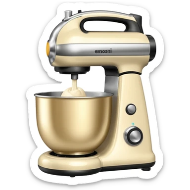 Cream mixer sticker