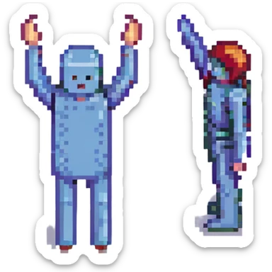 a couple arguing sticker