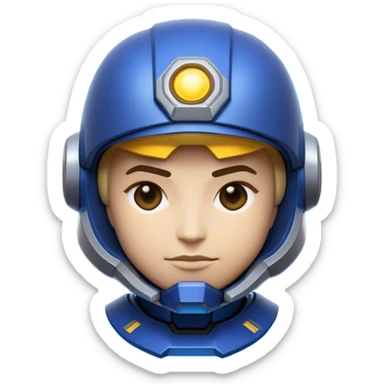 Clash of Clans aesthetic: Cinematic heroic Terran Marine Hero close up Emoji, rendered in a 3D vector-style similar to standard emojis with minimal shading and bold, simplified shapes. A compact, heroic isometric figure clad in futuristic power armor with signature energy accents, softly glowing with a cosmic battle charm. Simplified yet unmistakably iconic, highly detailed and consistent, glowing with a soft radiant shine and high gloss. Stylized with a touch of interstellar valor and a soft glowing outline, capturing the essence of an elite space warrior with a friendly, playful manner! sticker