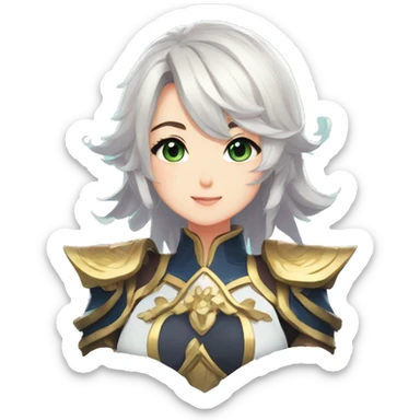 “Lumine” from “Genshin Impact” sticker