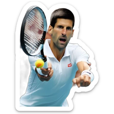 Novak Djokovic sticker