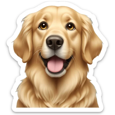 Dog Golden retriever sticker