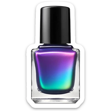Maniology , Multichrome Colorshifting Nail polish bottle, black lid sticker