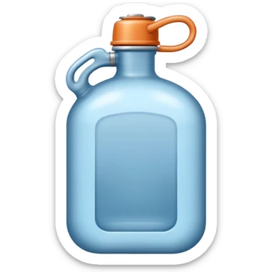 old water canteen sticker