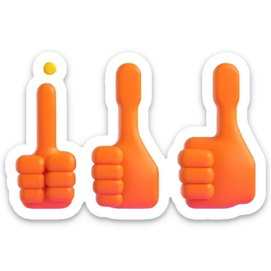 set of four sleek tech-inspired style Discord bot emotes for OptiCore with #3498db as dominant color showing thumbs up, thumbs down, question, and exclamation sticker