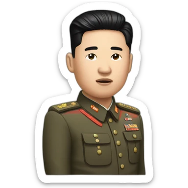 Kim Jon un sticker