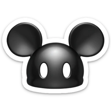mickey mouse ears sticker