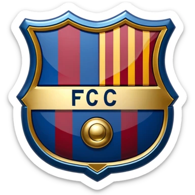 Escudo del fc Barcelona sticker