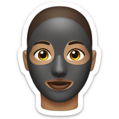 face mask beauty sticker