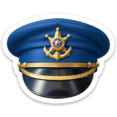 American legion service hat sticker