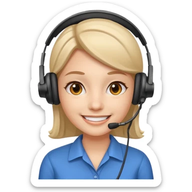 Customer Service professional sticker