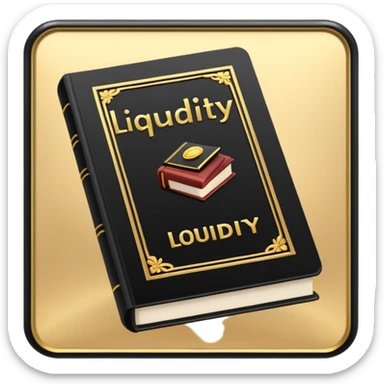 genera un libro que en la portada diga " liquidez" y la foto sea de trading sticker