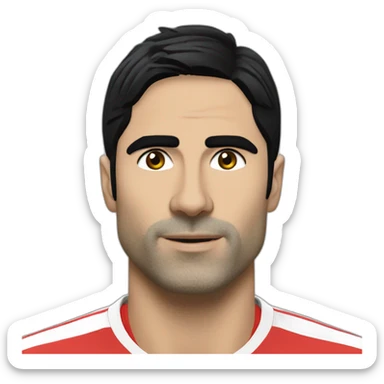 mikel arteta sticker