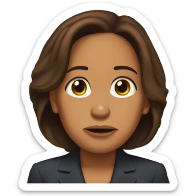 Kamala Harris sad sticker