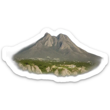 Cerro de la silla.monterrey sticker