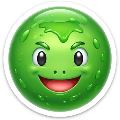Slime en sphère sticker