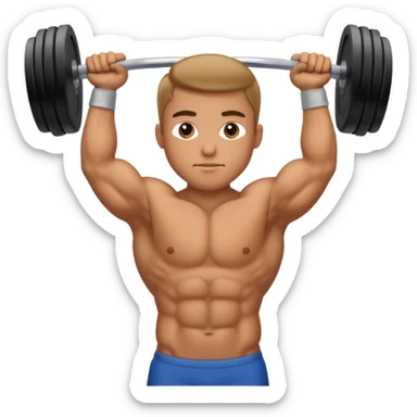 weight training sticker